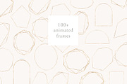 animated Geometric Gold Frames, an Object Graphic by January Bloom (Thumbnail 6 of 10)