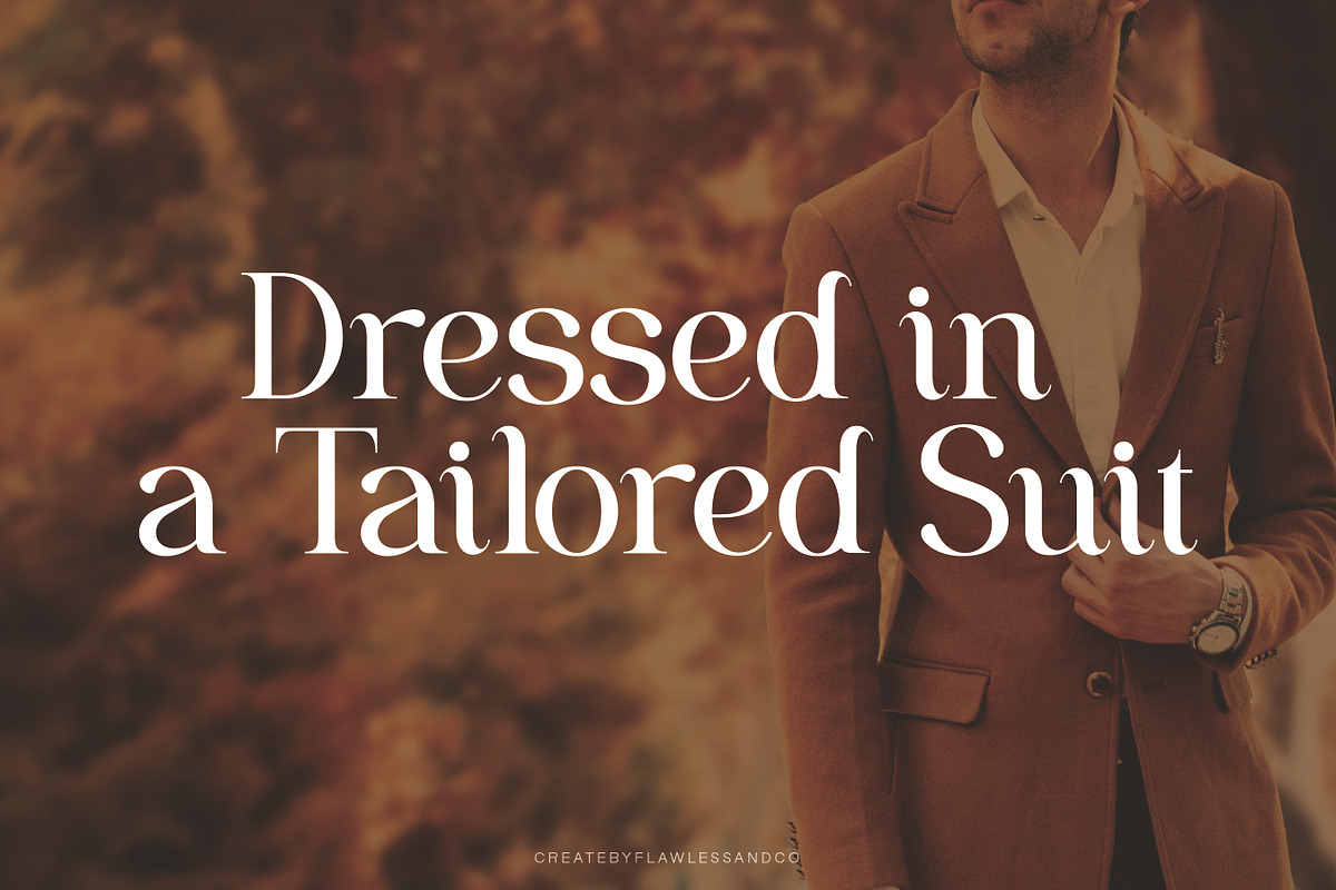 Wisteriano - Modern Serif Font, a Serif Font by Flawless And Co (Photo 4 of 10)