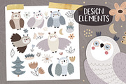 Owls, a Background Graphic by AnnieArt (Thumbnail 2 of 9)