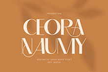 Ceora Naumy - Aesthetic Sans Serif