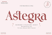 Astegra - Ligature Serif, a Serif Font by Mulkan Nazir (Thumbnail 2 of 17)