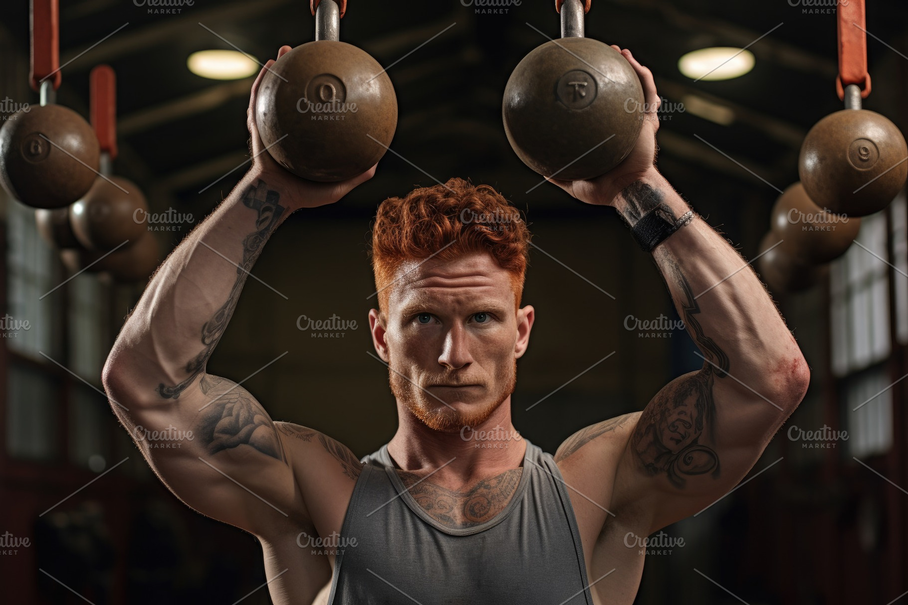 Portrait of a red-haired male athlet, a Photo by Iftikhar Alam