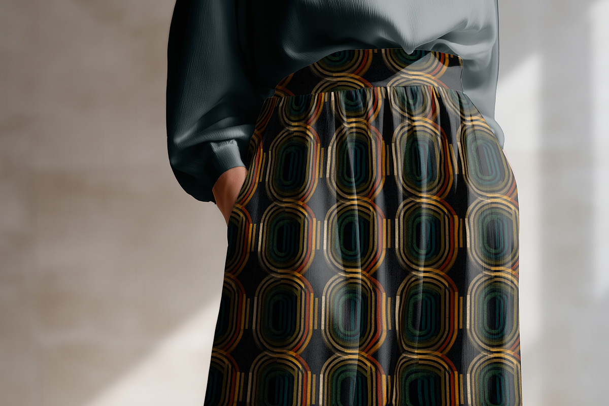 Satin Maxi Skirt Editable Mockup PSD, a Bottom Mockup by 1001 mockups (Photo 4 of 9)