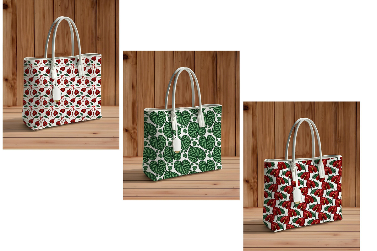 Exotic Anthurium Bloom Patterns, a Pattern Graphic by Elatedowl (Photo 9 of 13)
