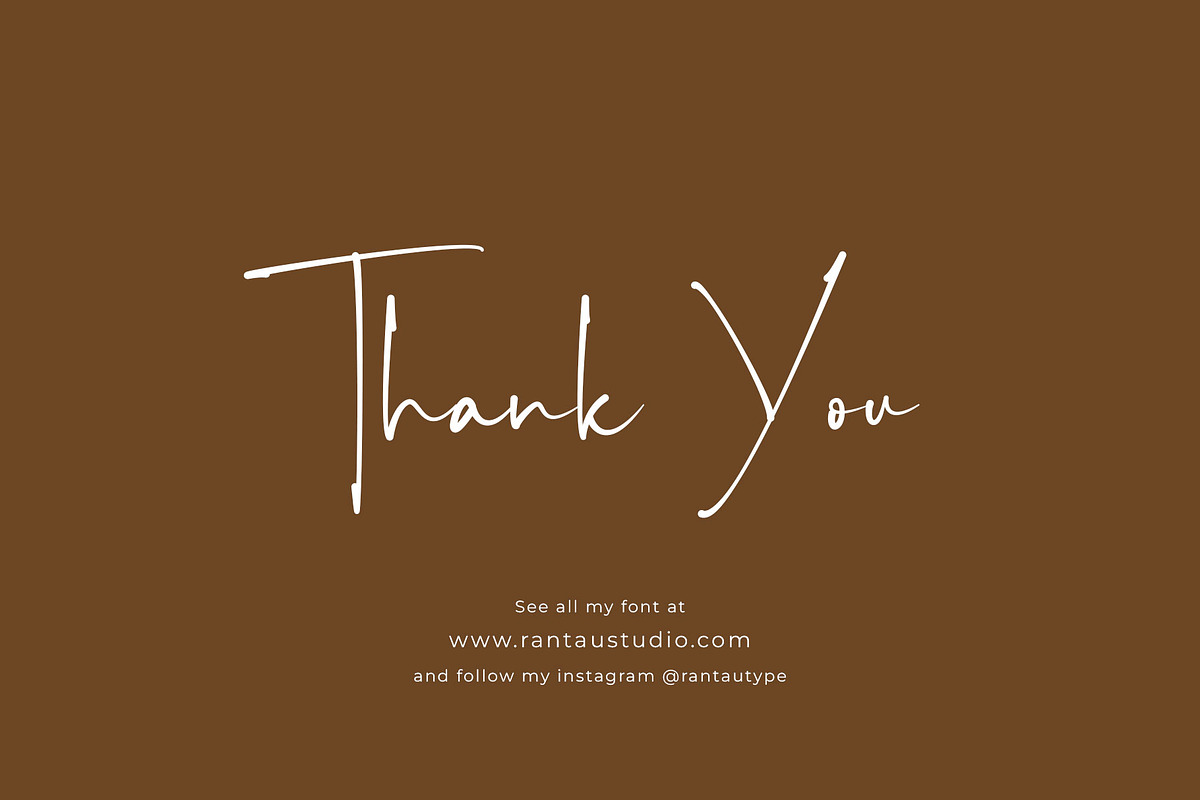 Haramosh - Elegant Signature Font, a Script Font by RantautypeStudio (Photo 13 of 16)