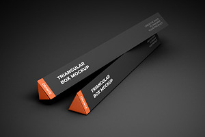 Triangular Small Box Mockup