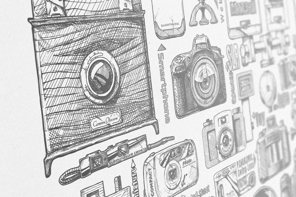 Types of photo cameras, an Education Illustration by CatMadePattern (Photo 6 of 8)