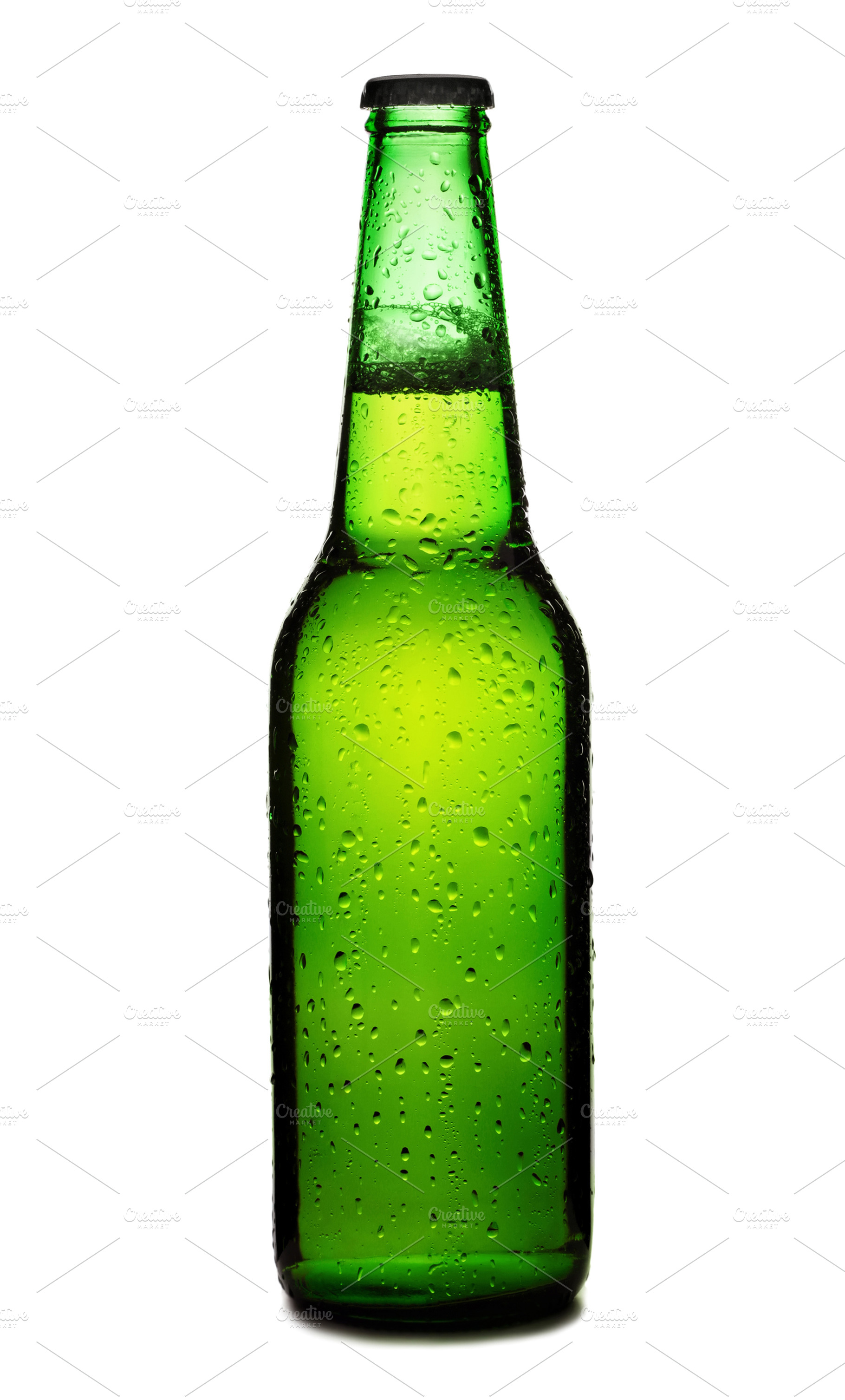 Beer bottle isolated, a Photo by saiko3p