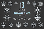 Snowflakes Set II, a Decorative Illustration by Solana (Thumbnail 1 of 3)