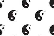 Seamless pattern Yin Yang symbol, a Pattern Graphic by Viktorijareut (Thumbnail 1 of 5)