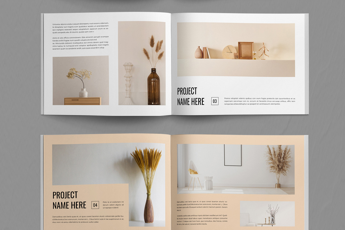 Minimal Book Template Landscape, a Magazine Template by ContestDesign (Photo 3 of 4)