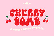 Cherry Bomb - Funky Font, a Sans Serif Font by Abi Lee Designs (Thumbnail 2 of 8)