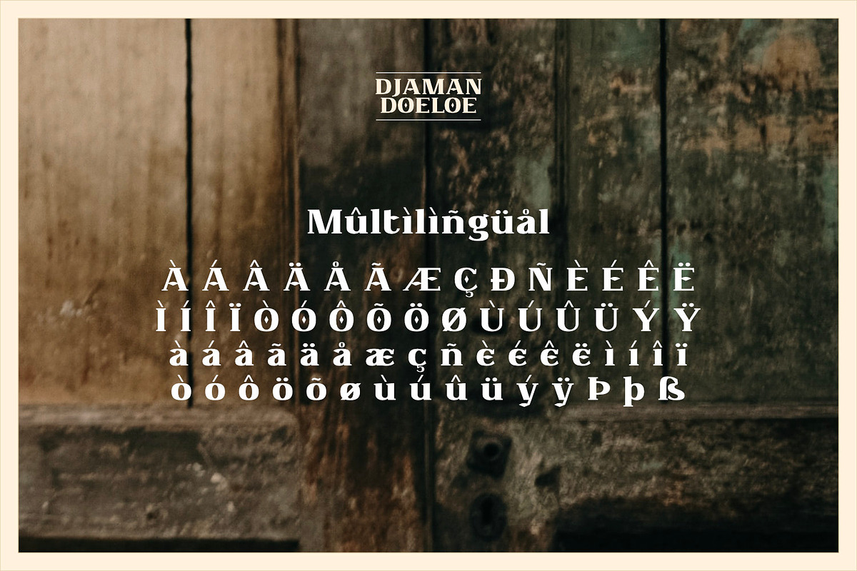 Djaman Doeloe - Old Type, a Serif Font by ikiiko (Photo 7 of 7)