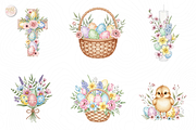 Easter Floral Clipart PNG Spring., an Object Illustration by KennedyStudio (Thumbnail 3 of 5)