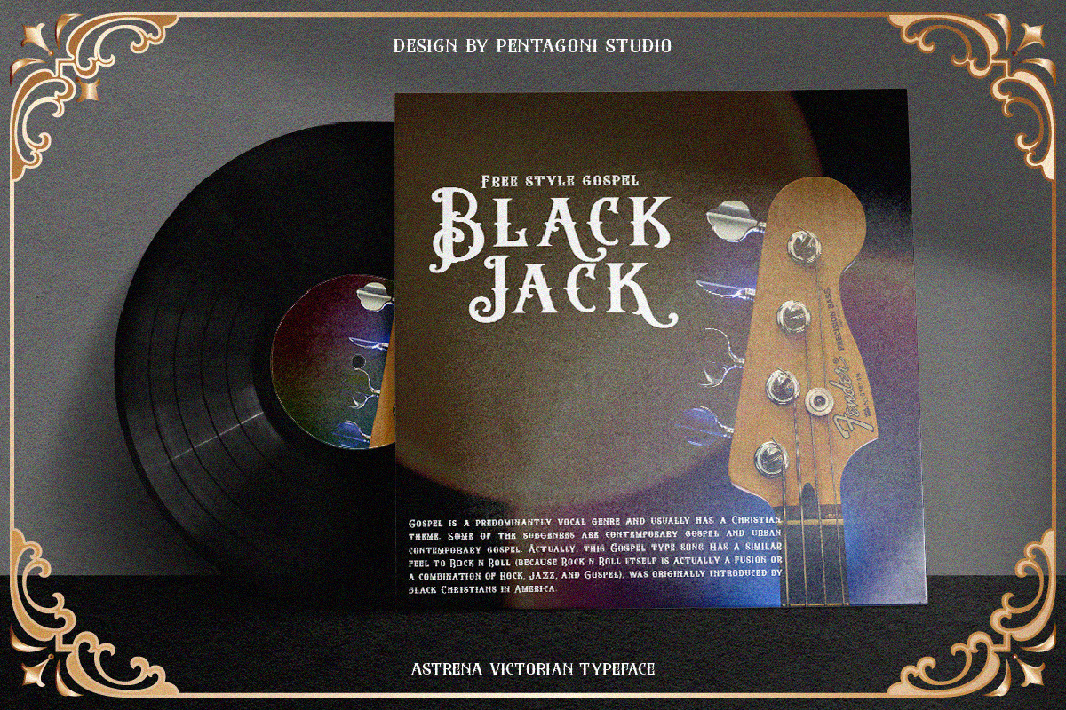 Astrena | Display Typeface, a Blackletter Font by Pentagonistudio (Photo 6 of 15)