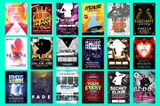 55 Music Flyer Bundle, a Design Template by PopotLane (Thumbnail 3 of 4)