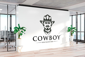 Cowboy Logo Template