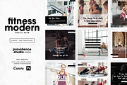Fitness Modern Social Pack, a Social Media Template by Providence Studio (Thumbnail 1 of 5)