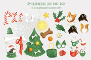 Christmas Puppies, a Seasonal Illustration by YuNa (Thumbnail 3 of 11)
