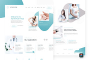 Medical Figma UI Templates, an UI Kit Template by FreshPixels (Thumbnail 2 of 14)