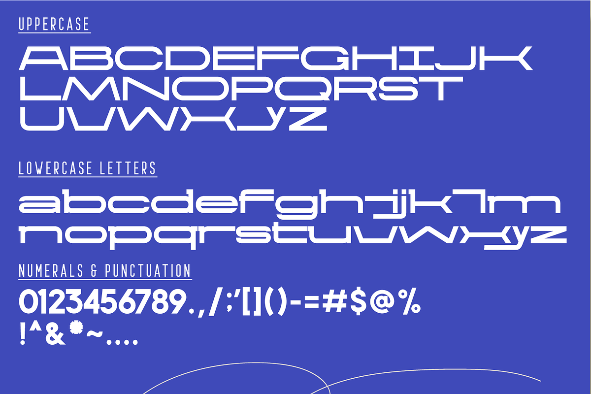 Gravity Points Font, a Sans Serif Font by 177Studio (Photo 6 of 7)