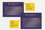2027 Moon Phase Calendar Southern, a Poster Template by insemar (Thumbnail 2 of 5)