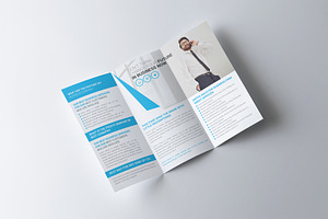 Print Shop Trifold Brochure Template