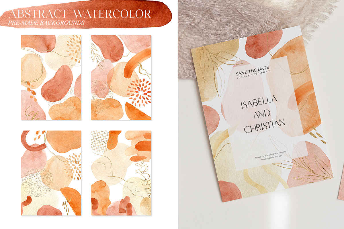 Abstract Watercolor Set, a Work Illustration by Natalia Fedorova (Photo 12 of 18)