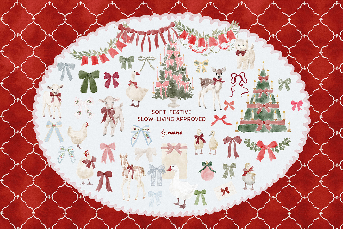 Bowette: Christmas Frames & Papers, an Object Graphic by Purple (Photo 6 of 13)