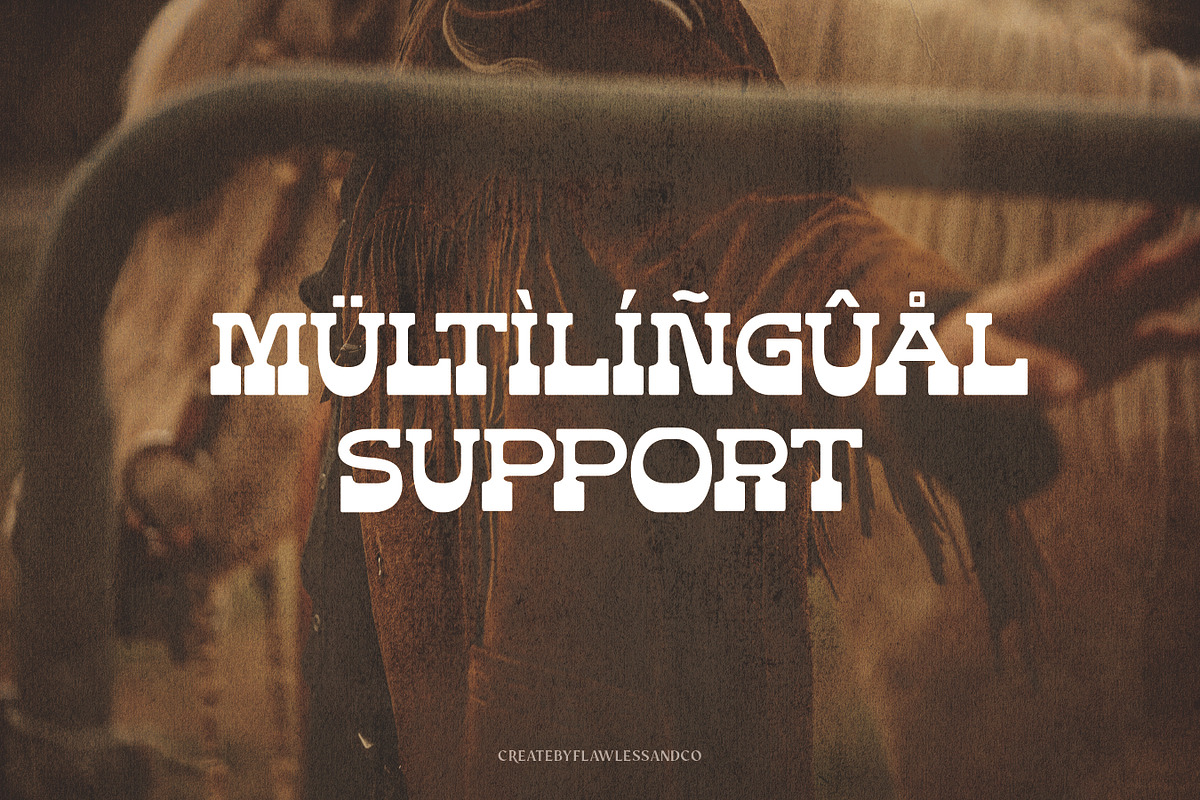 Dusty Rodeo - Vintage Western Font, a Serif Font by Flawless And Co (Photo 8 of 10)