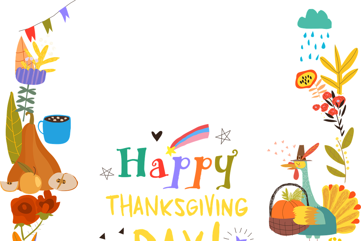 Thanksgiving Frame with Turkeys, a Seasonal Illustration by Maria Starus (Photo 2 of 3)