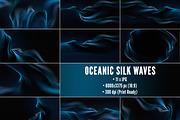 Oceanic Silk Waves, a Background Graphic by BazziBa♥ (Thumbnail 1 of 5)
