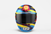 Helmet Mockup - 4 views, a Merchandise Mockup by Illusiongraphic (Thumbnail 5 of 18)