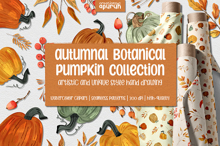 Autumnal Botanical Pumpkins