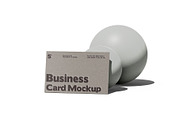 Minimalist Business Card Mockup Set, an Advertising Mockup by pixelmock (Thumbnail 5 of 15)