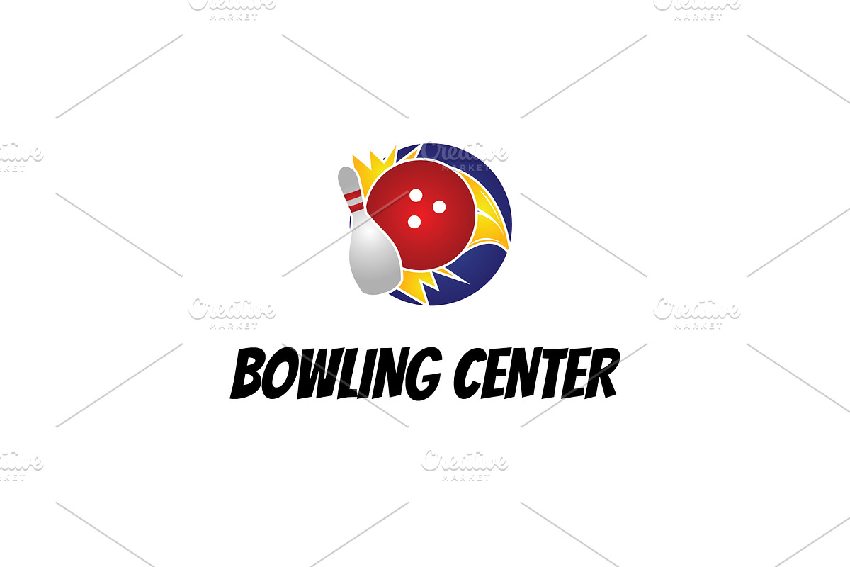 Bowling Center Logo Template, a Branding & Logo Template by mesuka (Photo 2 of 2)