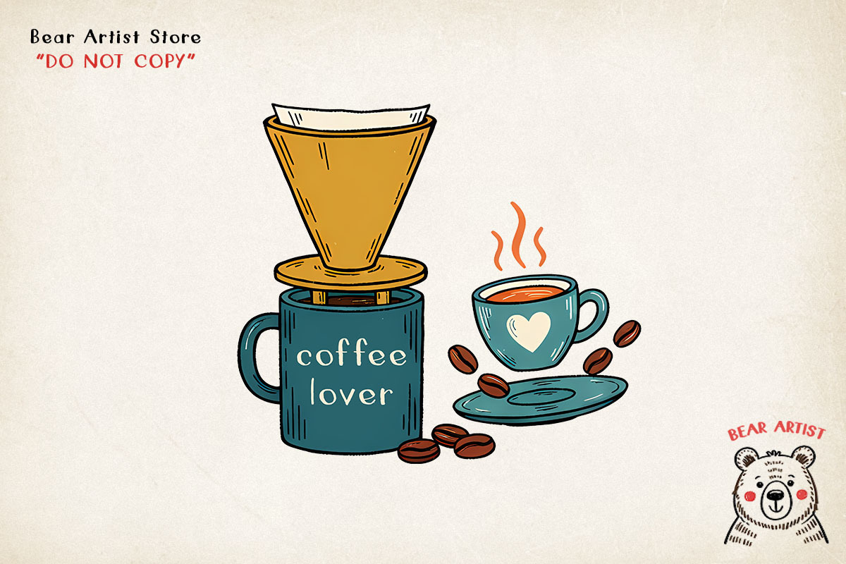 Coffee Morning Hand-drawn PNG Bundle, an Illustration by GlitterCraft (Photo 27 of 101)