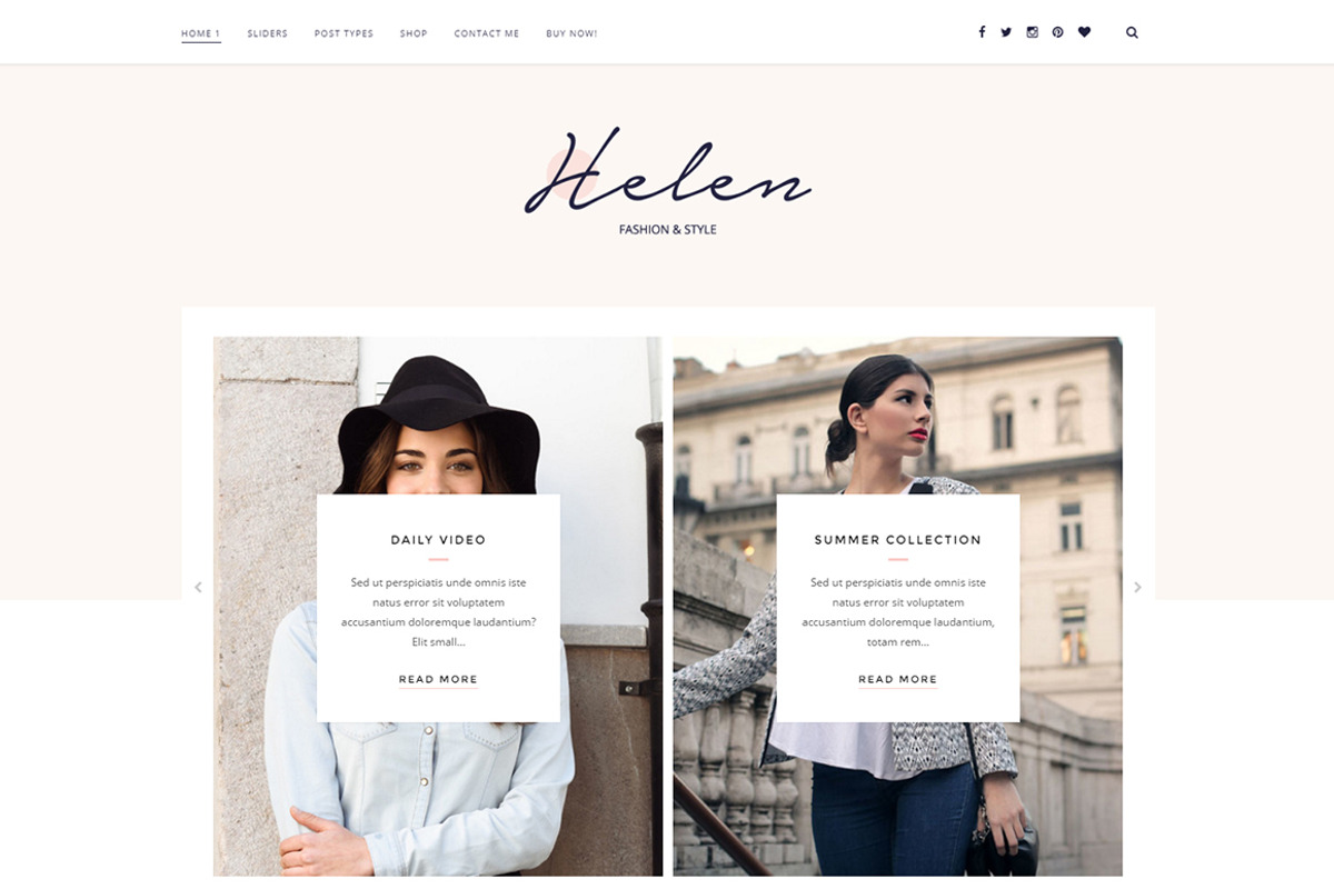 Helen - Responsive WordPress Theme, a WordPress Template by Themes Art (Photo 6 of 6)