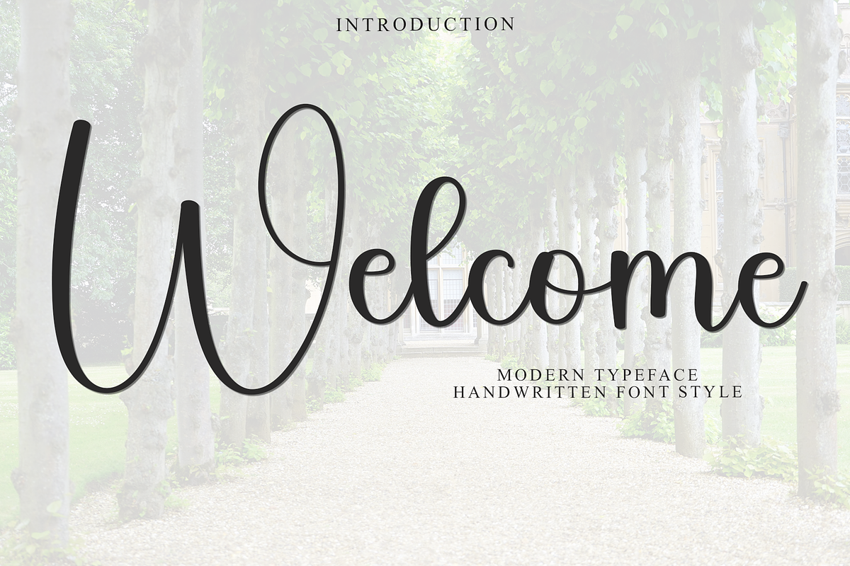 Welcome, a Handwritten Font by FreshTypeINK (Photo 1 of 8)