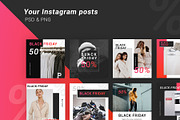 Black Friday - social media, a Social Media Template by Digital Breath templates (Thumbnail 4 of 6)