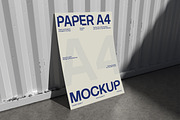 Paper A4 Mockup, a Merchandise Mockup by Unerispace (Thumbnail 2 of 5)