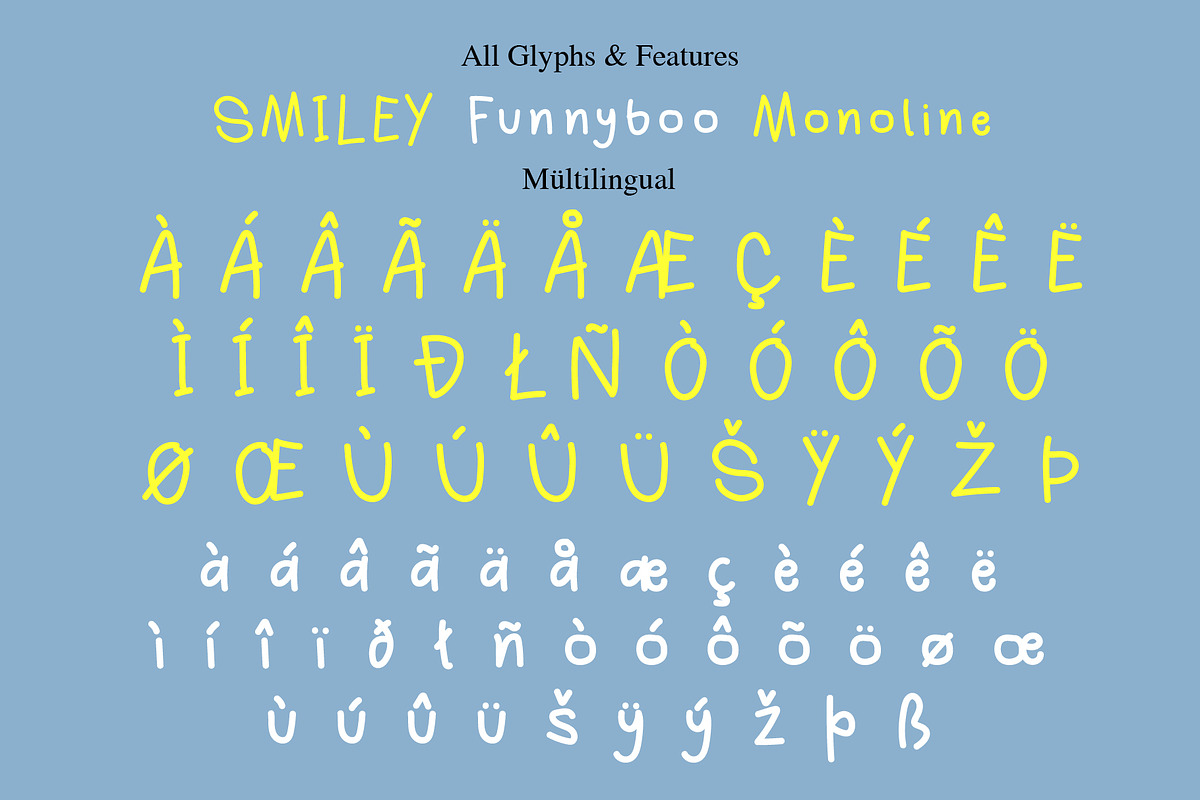 Smiley Funnyboo, a Handwritten Font by BBtypeStudios (Photo 17 of 17)