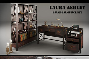 Laura Ashley Balmoral Office 3dModel