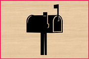 50 Mailbox Postal Box Vector Bundle, an Illustration by yasushie (Thumbnail 2 of 4)