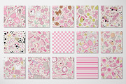 Coquette Girlie Sports pattern set, a Pattern Graphic by @olga.angelloz (Thumbnail 2 of 2)