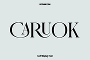 Caruok - Serif Display Font, a Serif Font by Luna Shop (Thumbnail 1 of 7)