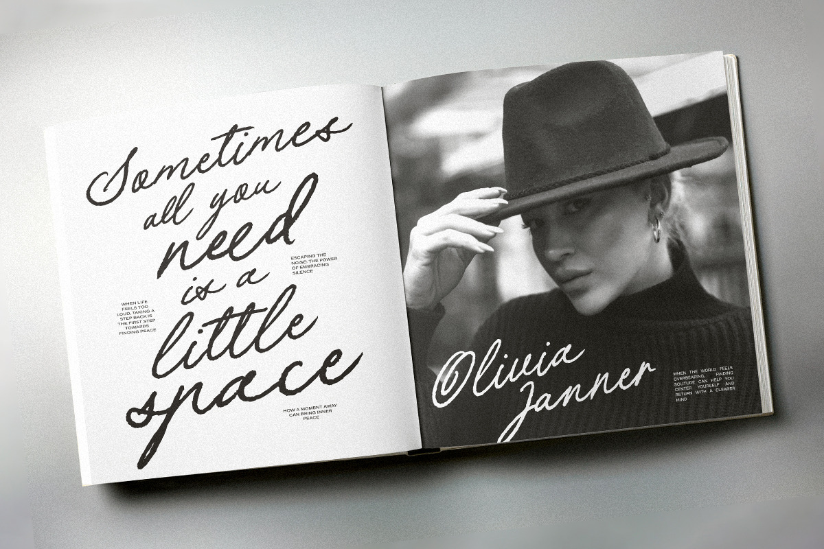 Frosted Lines - Rough Bold Script, a Script Font by Bale Type (Photo 6 of 9)