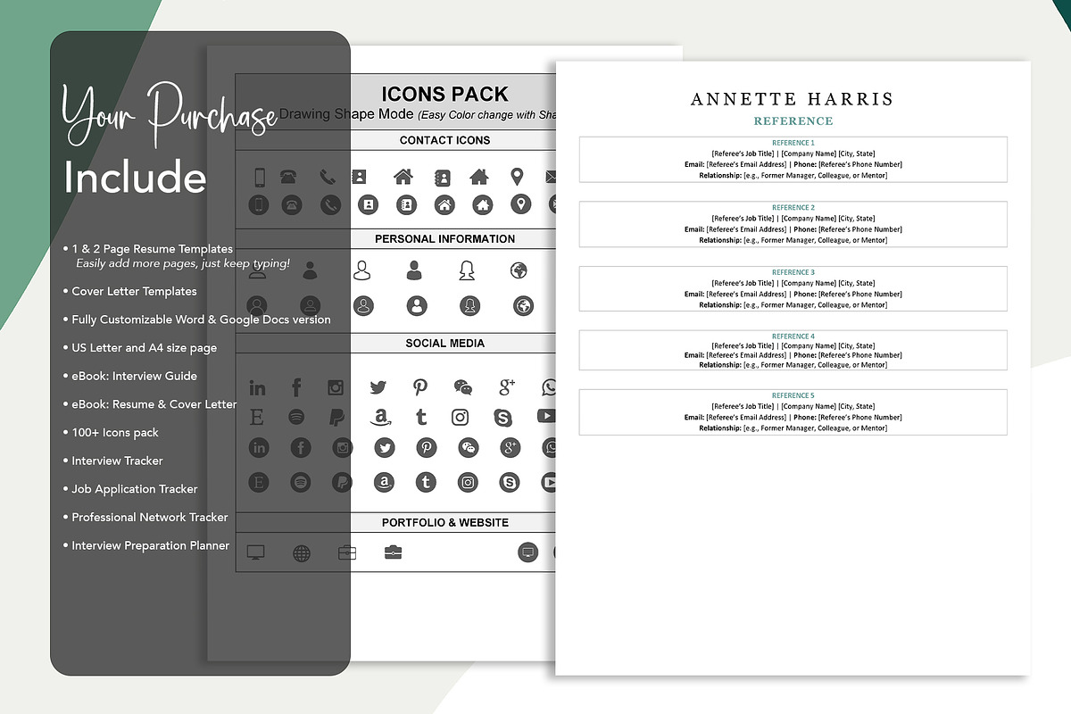 Minimalist ATS Resume Template, a Resume Template by Design_Xlab (Photo 6 of 10)