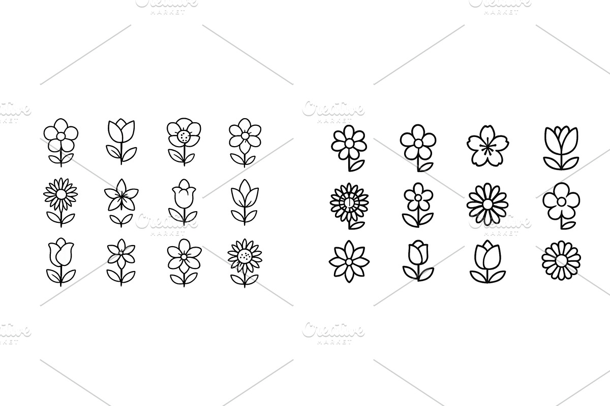 Beautiful collection of hand-drawn, an Illustration by ZinetroN