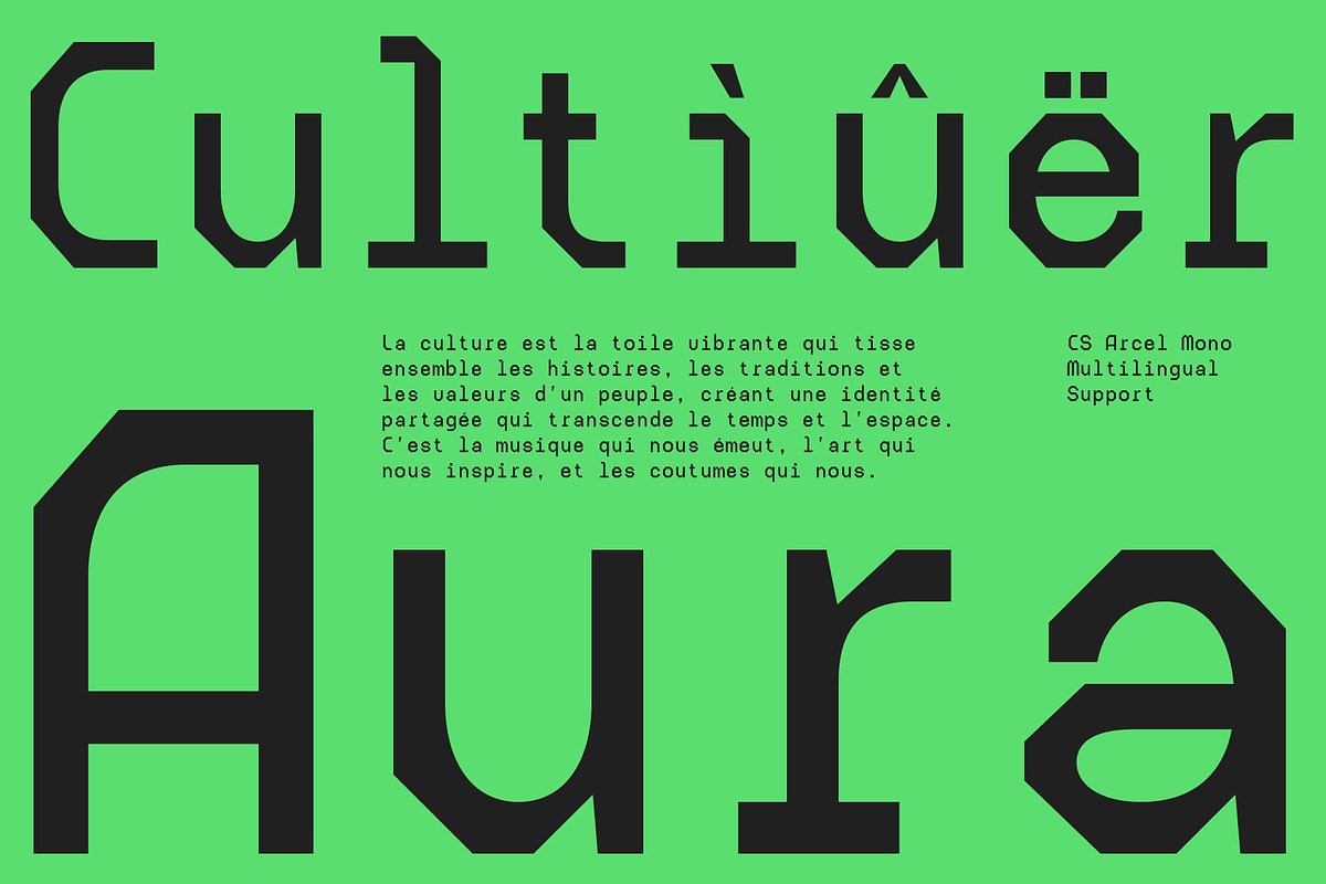 CS Arcel Mono – Monospaced Font, a Sans Serif Font by Craft Supply Co. (Photo 4 of 8)